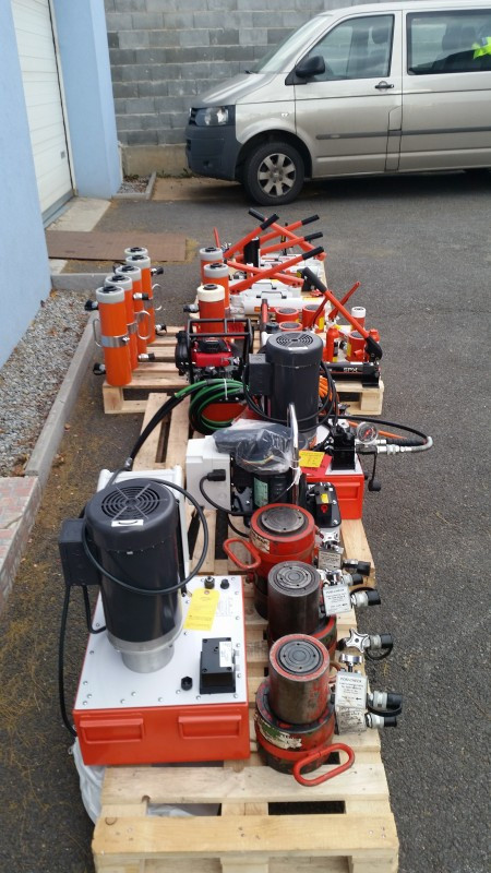 Introduction of rental fleet about high pressure hydraulics SPX POWERTEAM