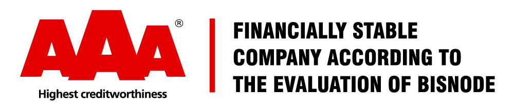 Certificate for companies with the steadiest financial standing